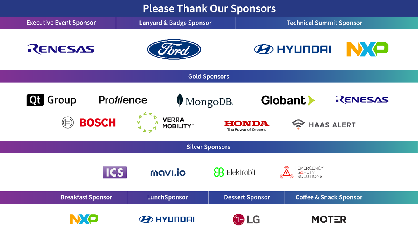 Sponsors Sponsor list