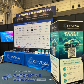 COVESA Receives a Warm Welcome at Automotive World Japan